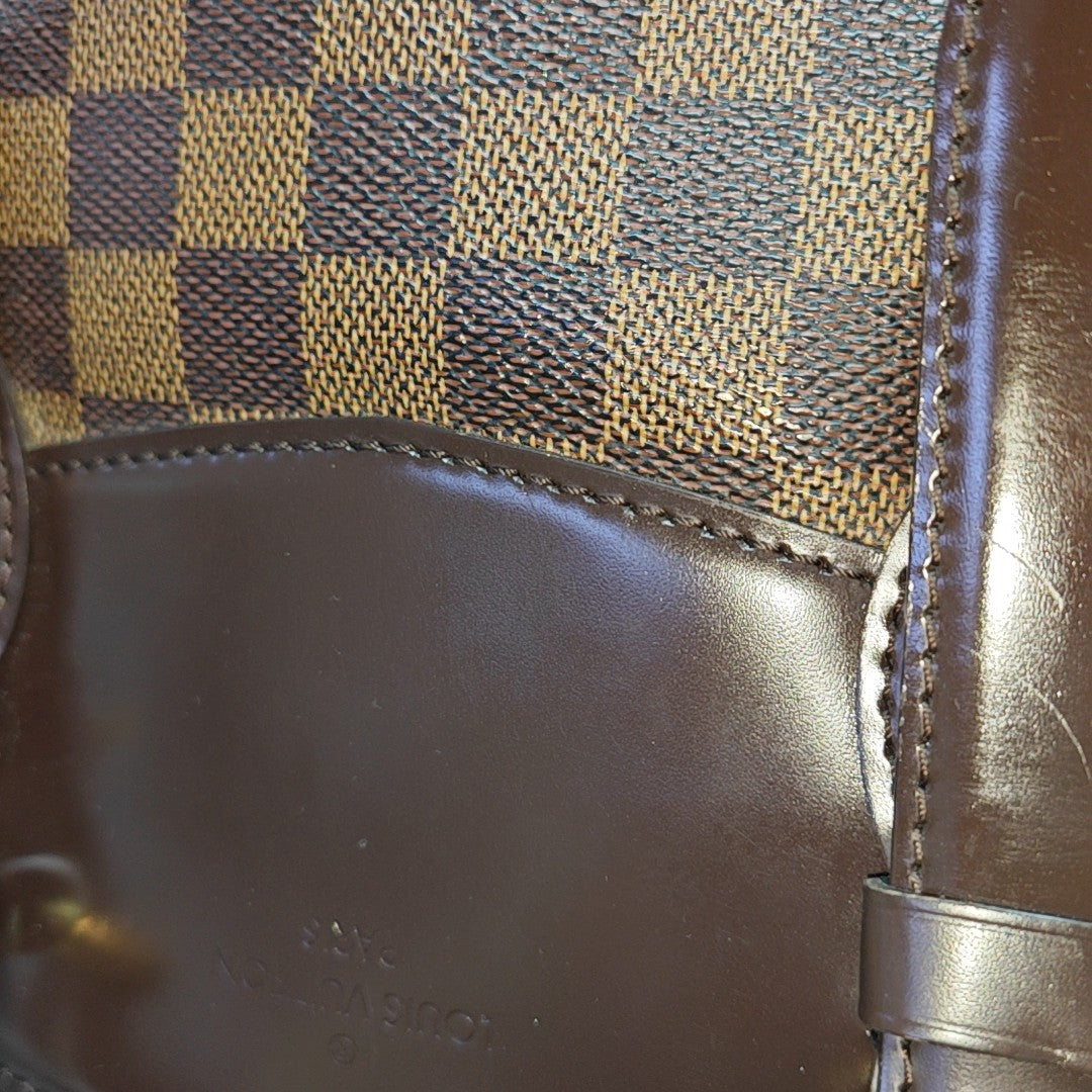 VERONA MM Damier Ebene Coated Canvas Brown