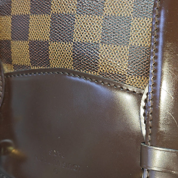VERONA MM Damier Ebene Coated Canvas Brown