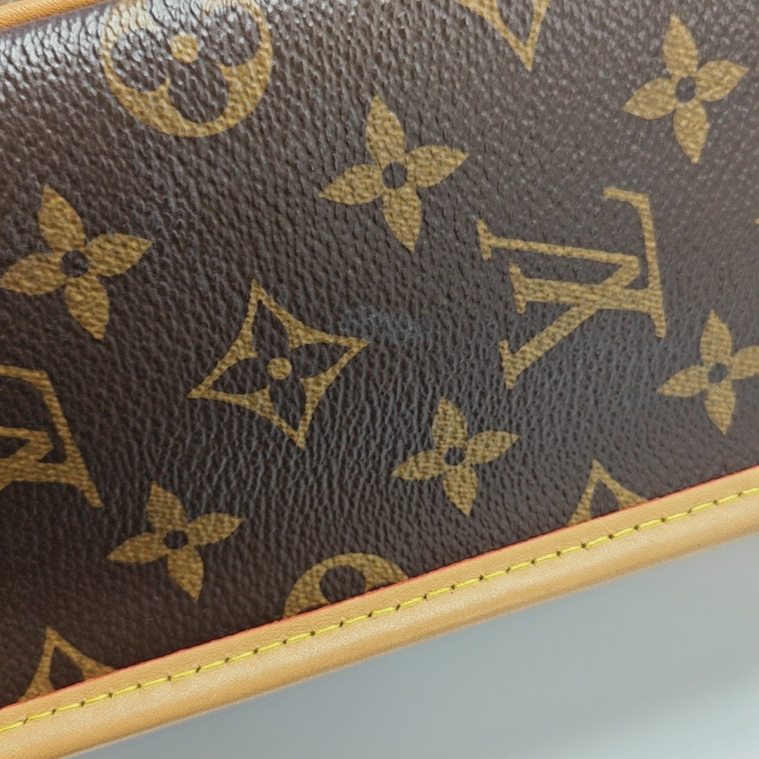 DIANE Monogram Coated Canvas Brown