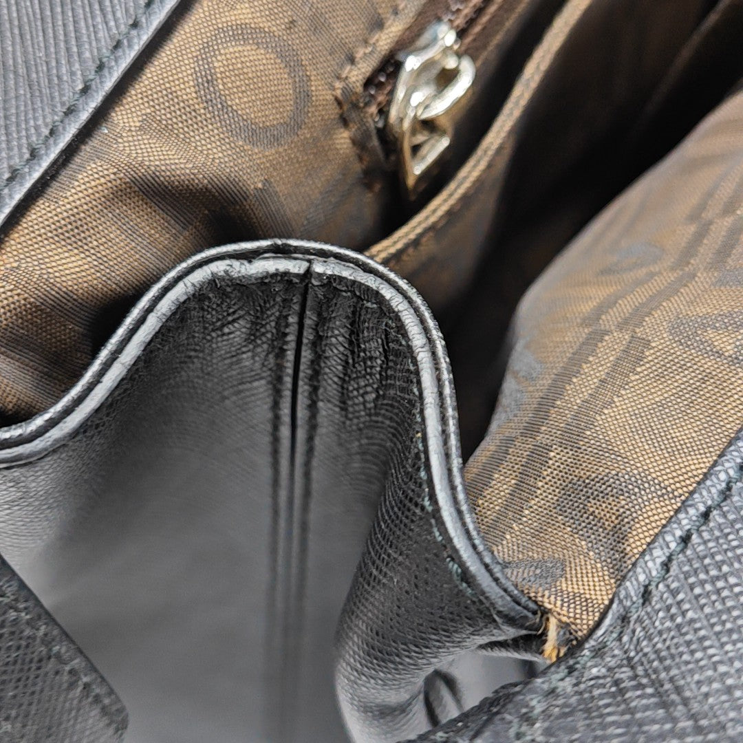 Calfskin Shoulder Bag Black