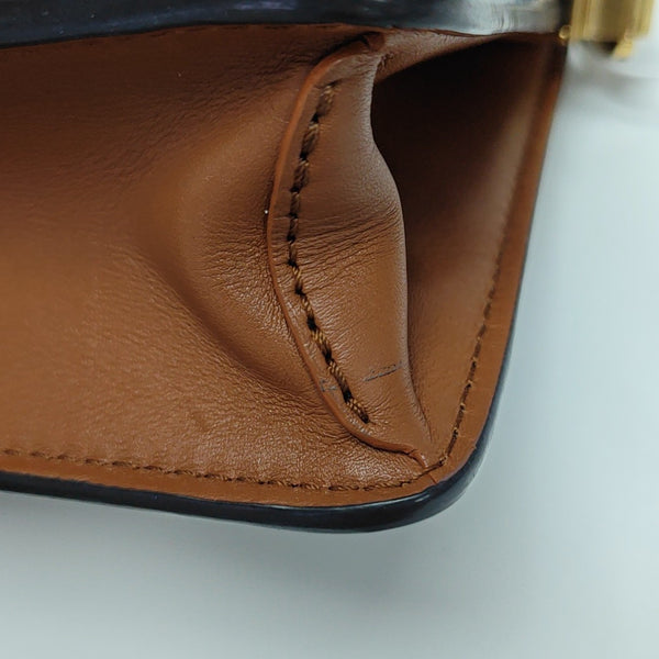 DAUPHINE Mini Monogram Coated Canvas Brown