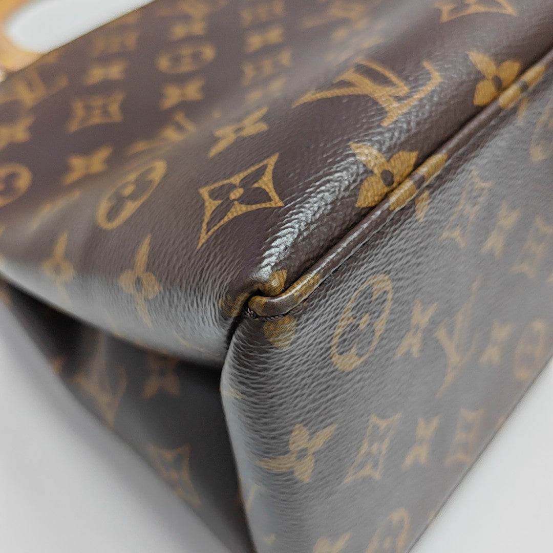 PALAIS PM Monogram Coated Canvas Brown