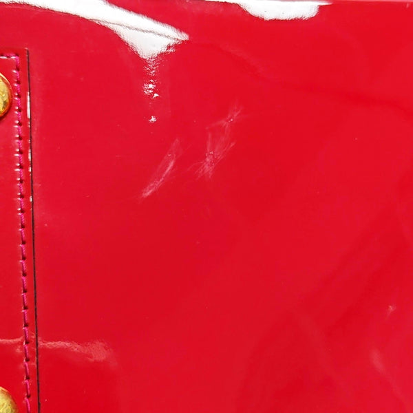 Authenticated pre-owned  ALMA PM Monogram Patent Leather Red - Top Handle Bag at Looply