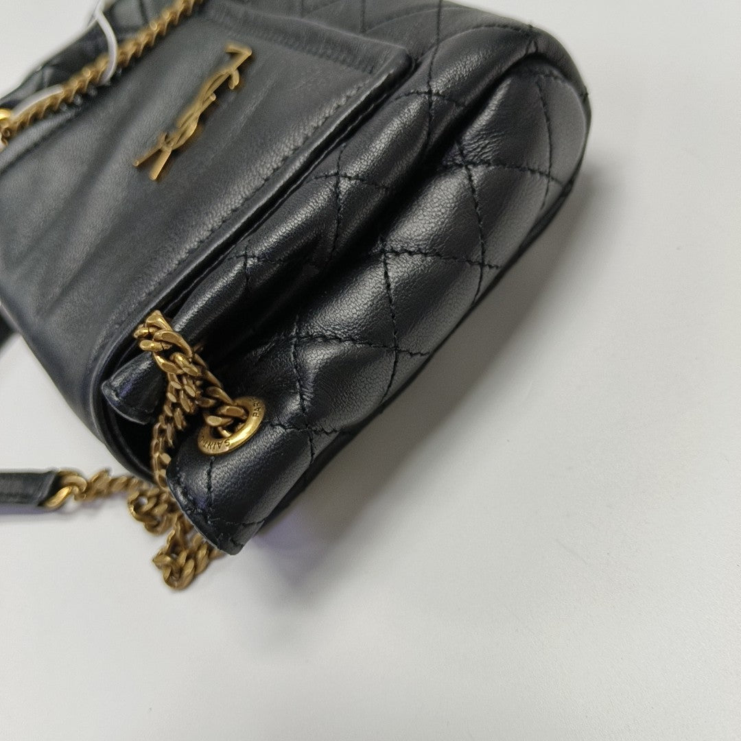 NOLITA Mini Quilted Lambskin Black