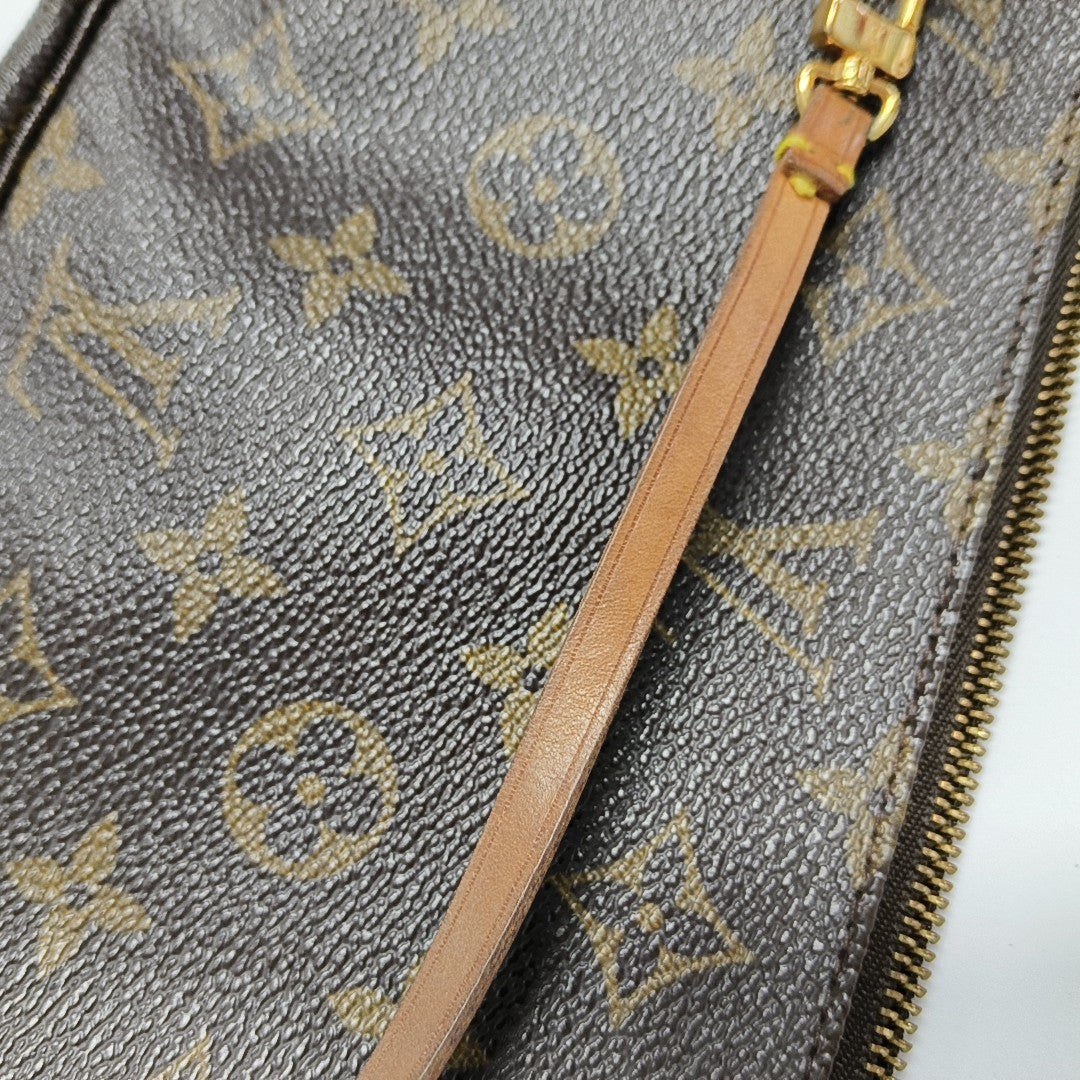 ACCESSOIRES Monogram Coated Canvas Brown