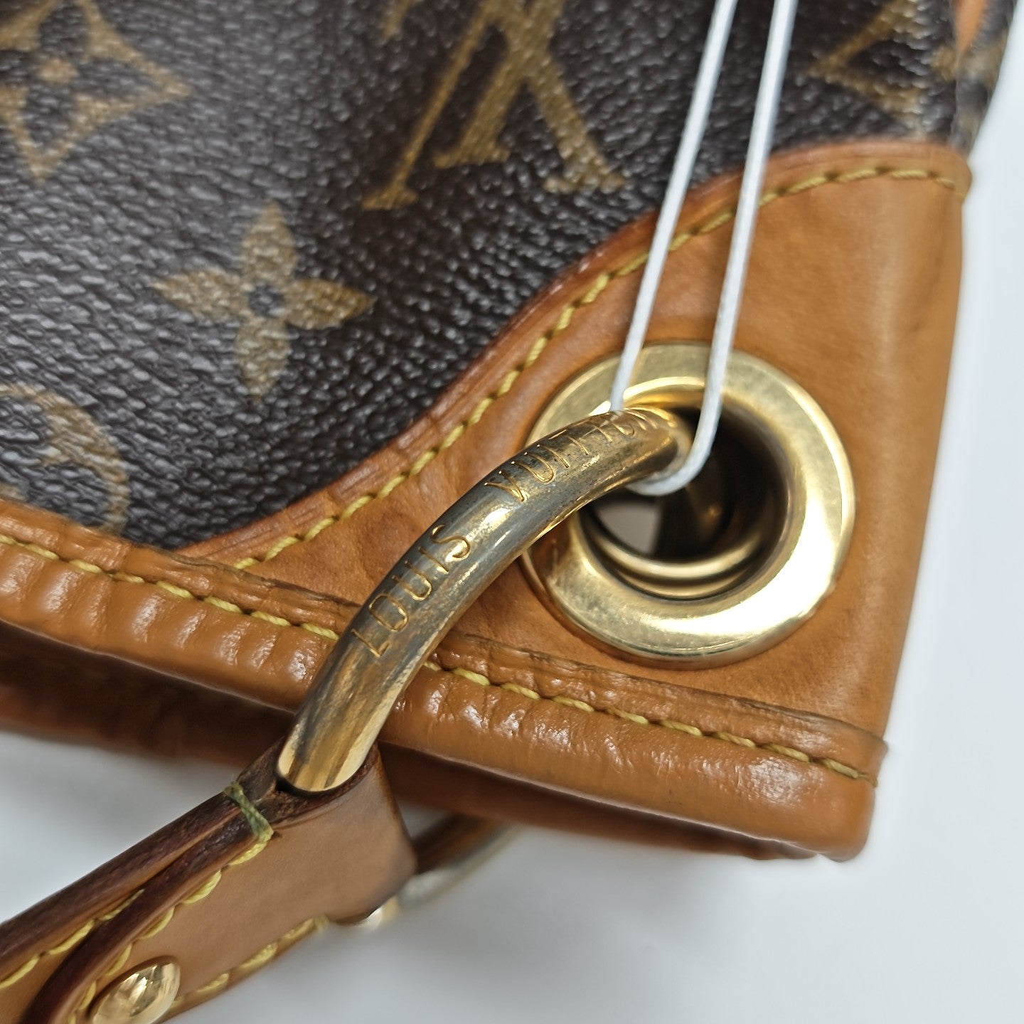 GALLIERA Monogram Coated Canvas Brown