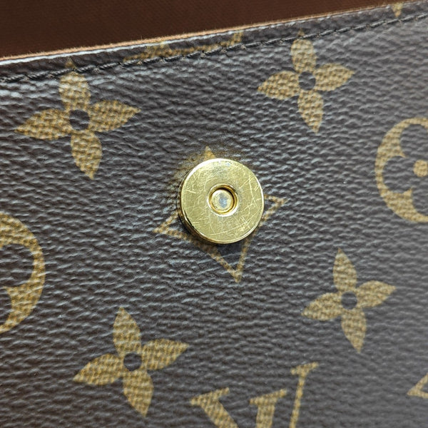 IVY Monogram Coated Canvas Brown
