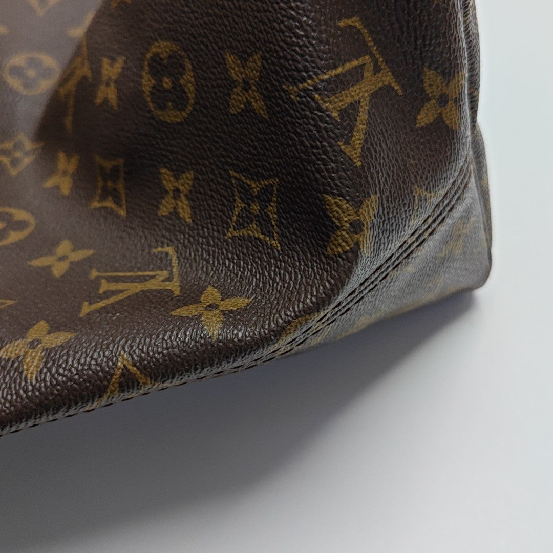 NEVERFULL GM Monogram Coated Canvas Brown