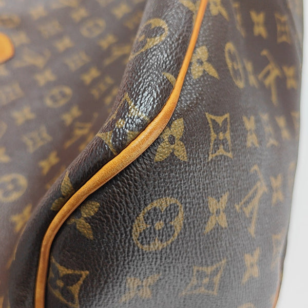 Monogram Coated Canvas Shoulder Bag Brown