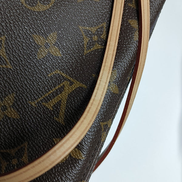 NEVERFULL MM Monogram Coated Canvas Brown