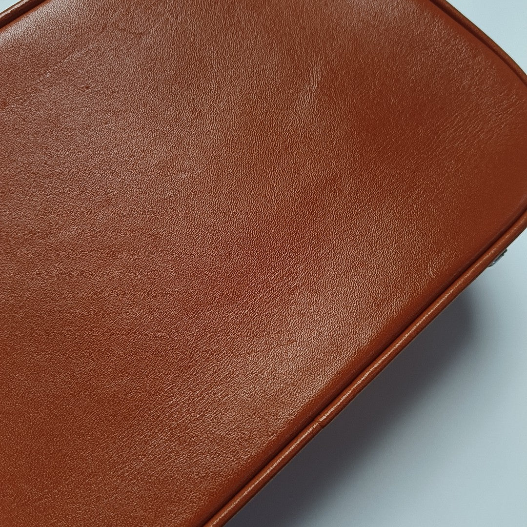 Calfskin Shoulder Bag Orange