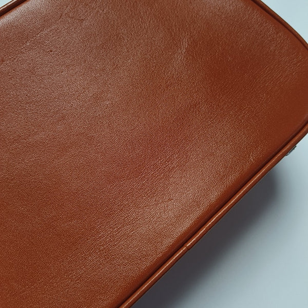 Calfskin Shoulder Bag Orange