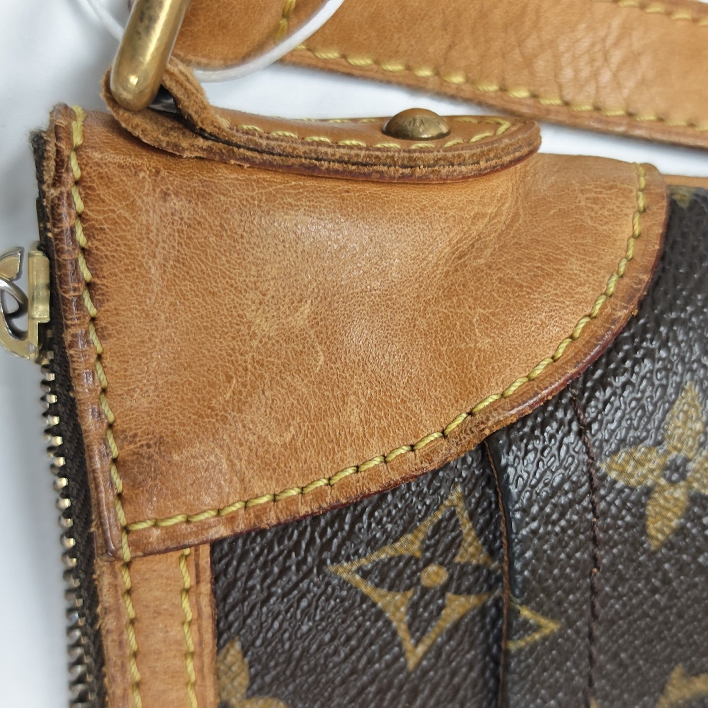 ODEON Monogram Coated Canvas Brown