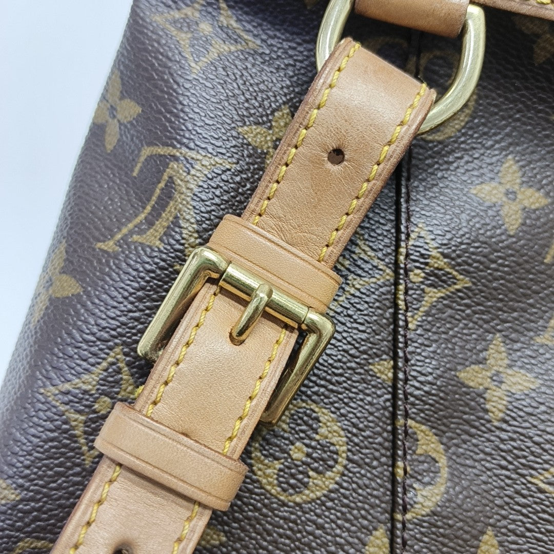 MONTSOURIS MM Monogram Coated Canvas Brown