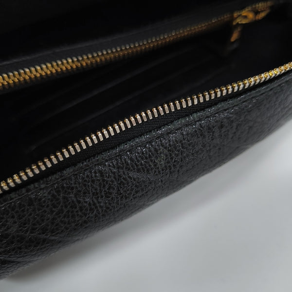 BB Quilted Calfskin Black