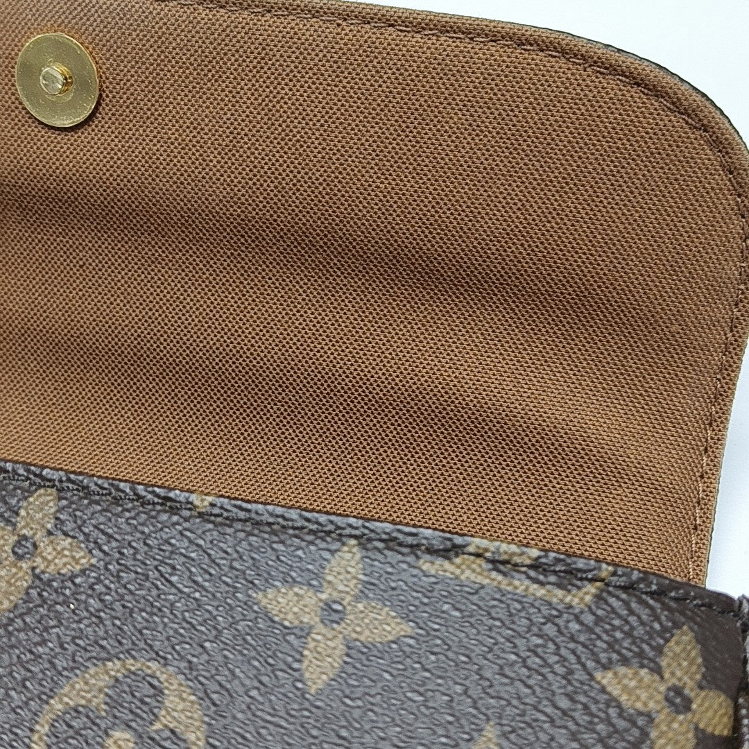IVY Monogram Coated Canvas Brown