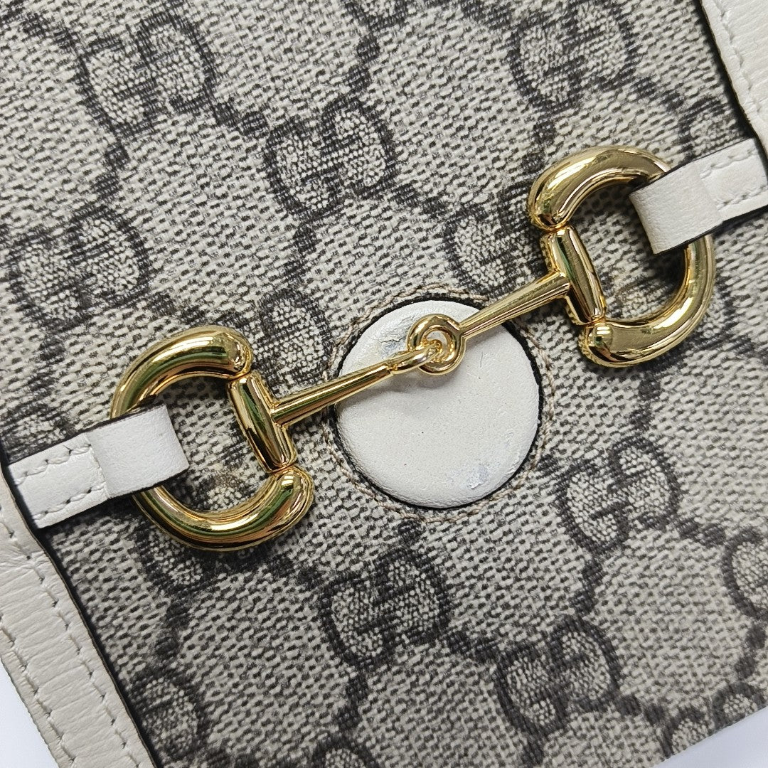 Horsebit 1955 Mini Coated Canvas Beige