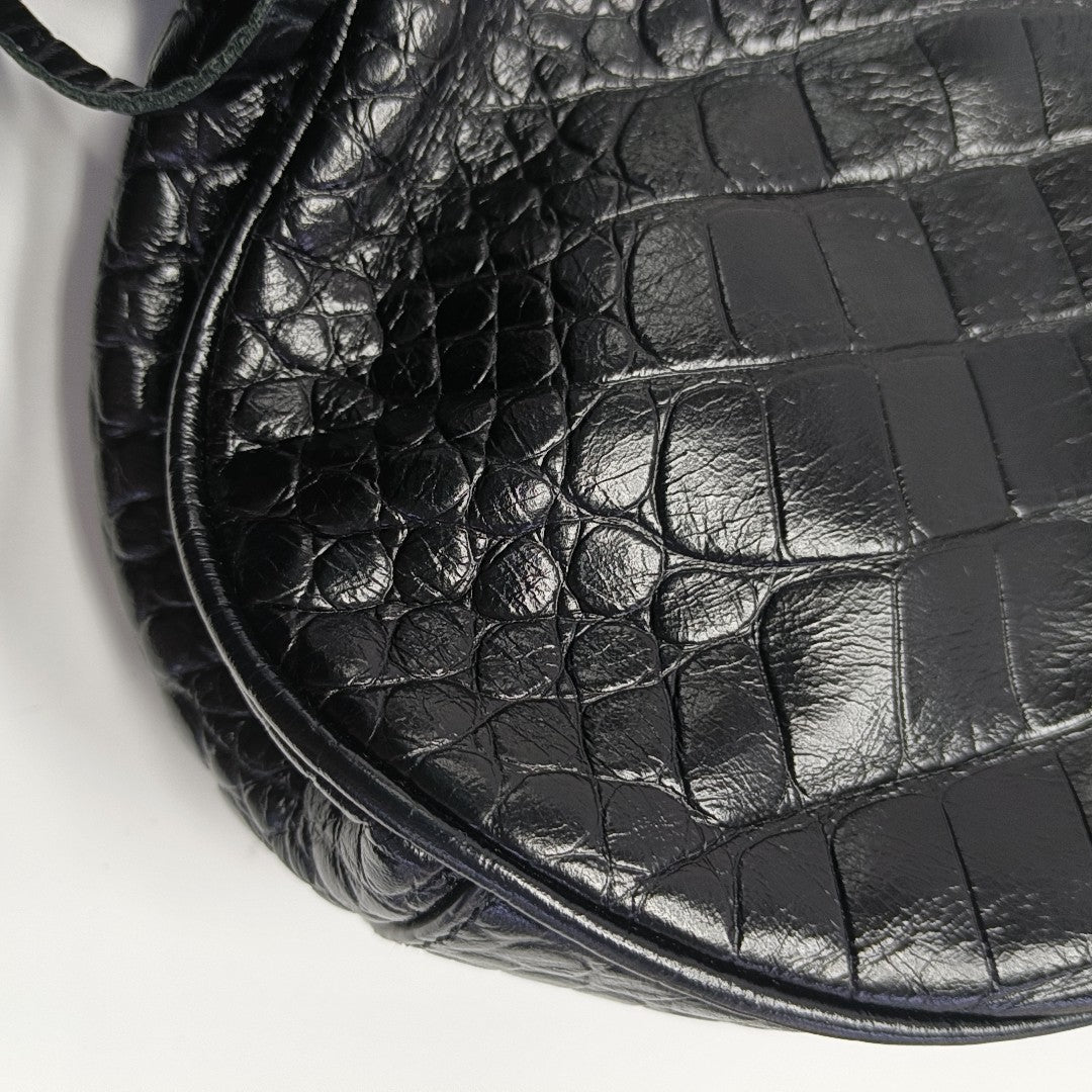 Le Cagole Small Calfskin Black