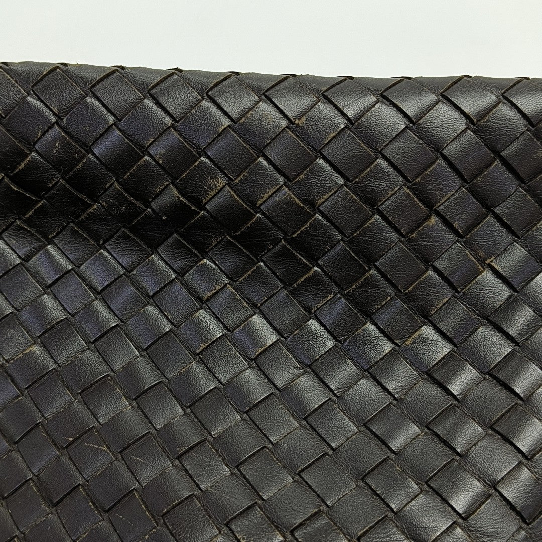 Calfskin Top Handle Bag Brown