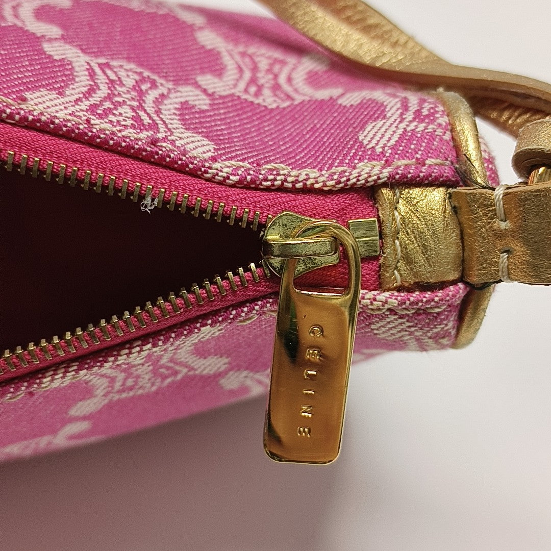 Canvas Top Handle Bag Red