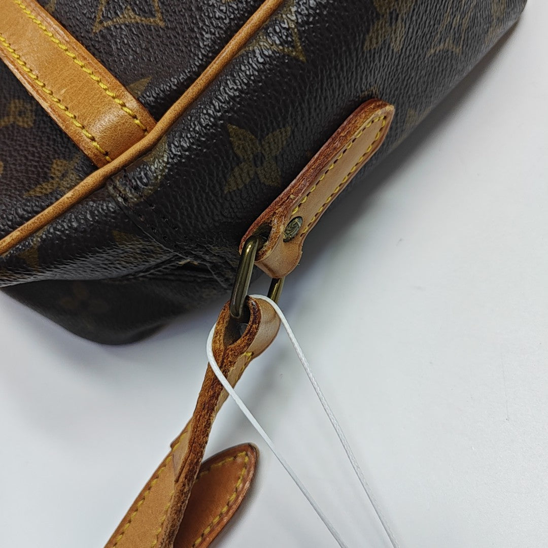 VINTAGE TROCADERO 30 Monogram Coated Canvas Brown