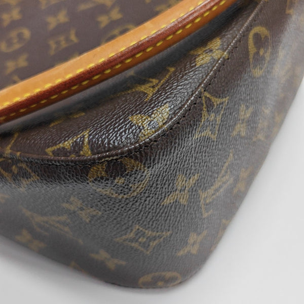 LOOPING MM Monogram Coated Canvas Brown