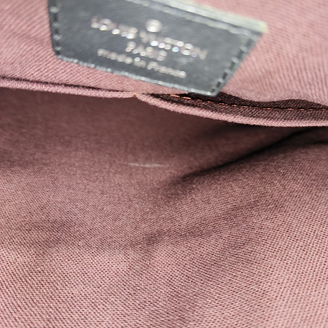 DISTRICT PM Monogram Coated Canvas Brown