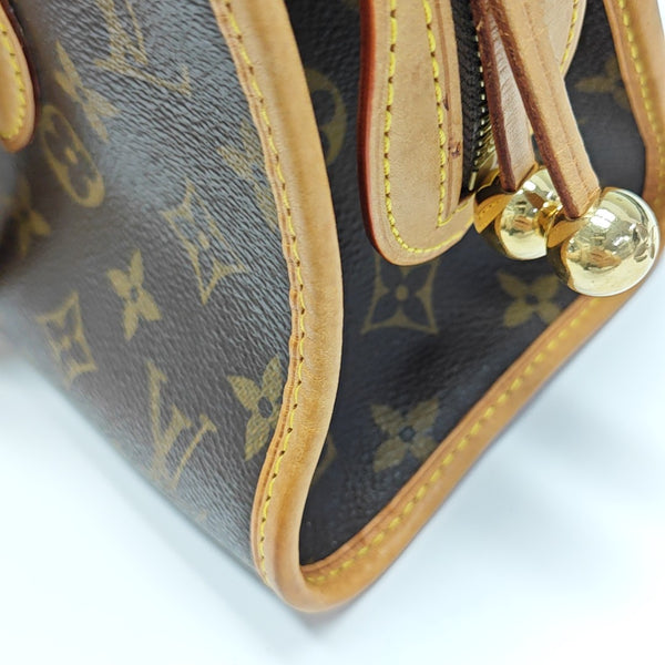 POPINCOURT Monogram Coated Canvas Brown