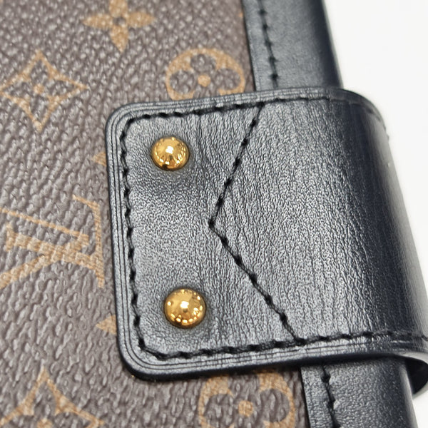 PETITE MALLE Monogram Coated Canvas Brown