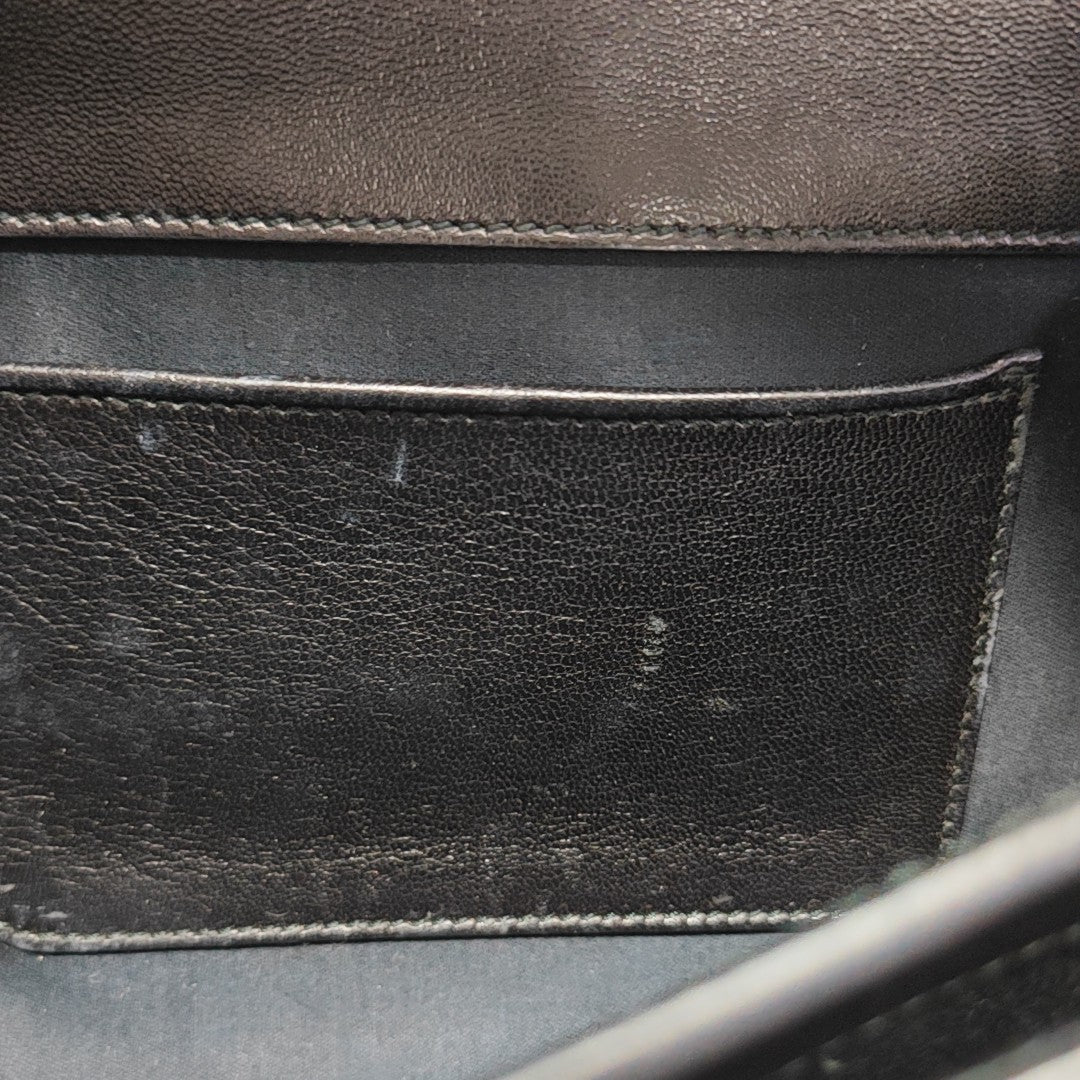 Quilted Lambskin Crossbody Bag Black
