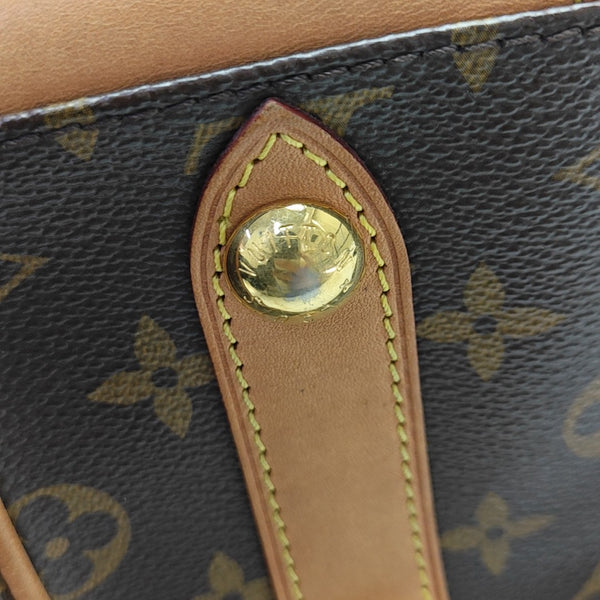 RETIRO NM Monogram Coated Canvas Brown