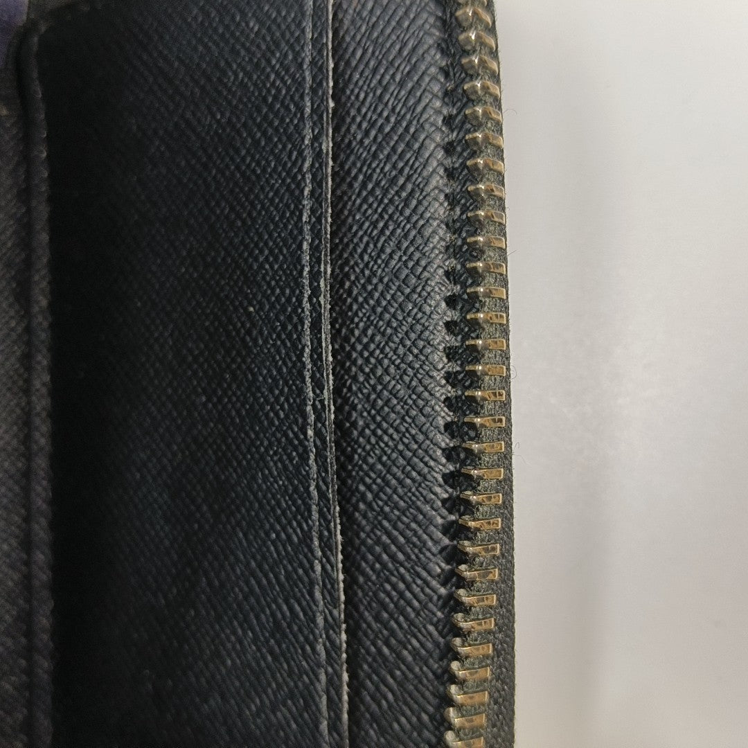 ZIPPY Monogram Coated Canvas Black Card Holder