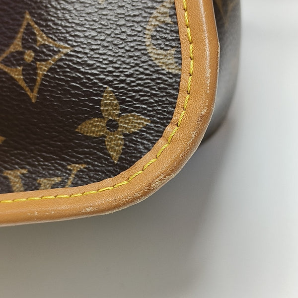 DIANE Monogram Coated Canvas Brown