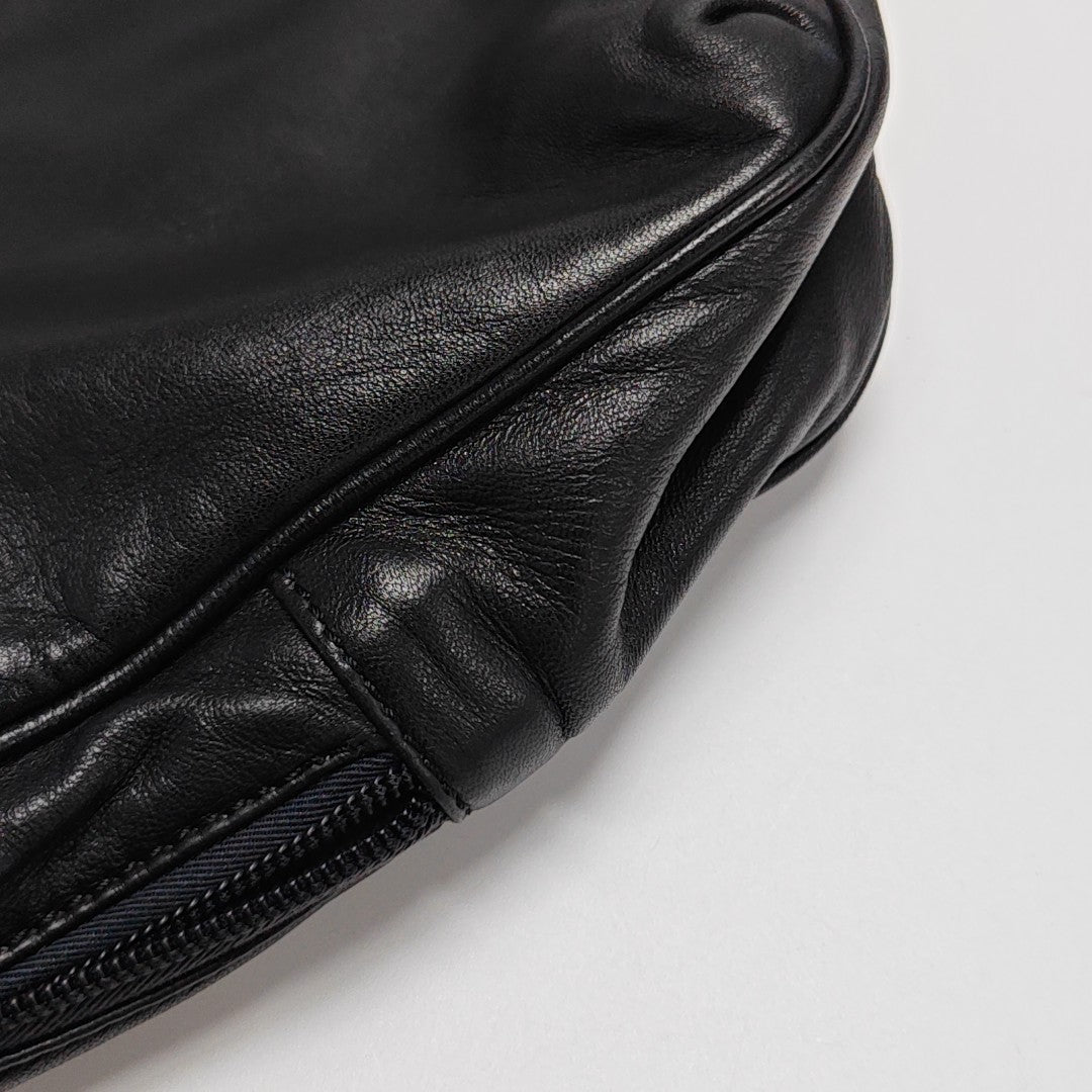 Lambskin Shoulder Bag Black