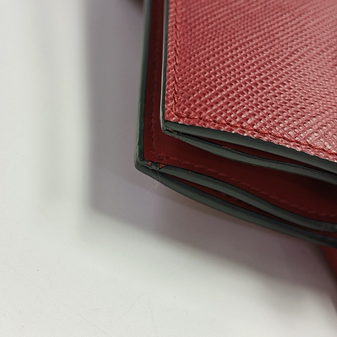 Monochrome Saffiano Calfskin Red