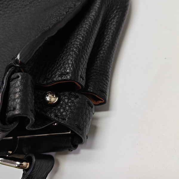 Peekaboo Medium Calfskin Black