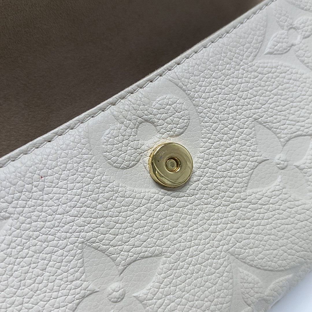IVY Monogram Calfskin Beige