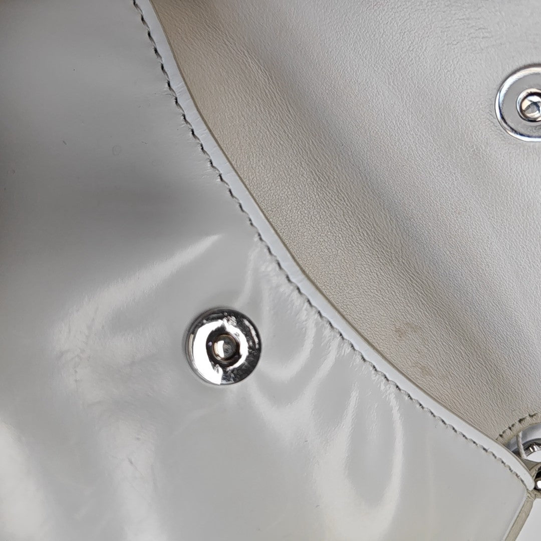 Cleo Mini Calfskin White