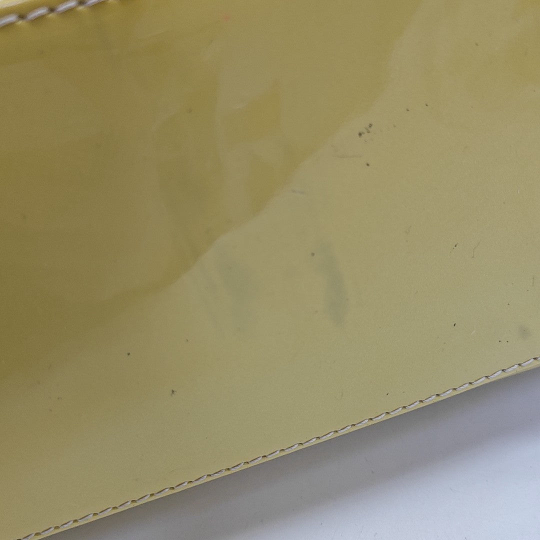 BREA MM Monogram Patent Leather Yellow