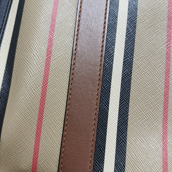Coated Canvas Small Beige