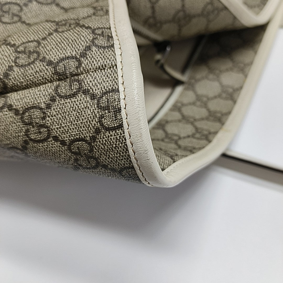 GG Imprime Monogram Coated Canvas Beige