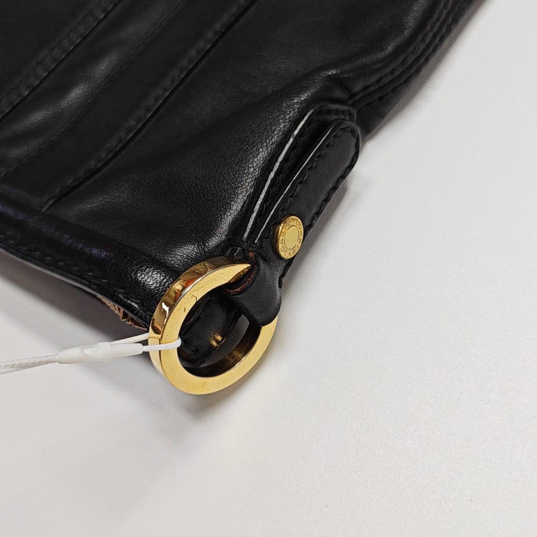 Calfskin Shoulder Bag Black