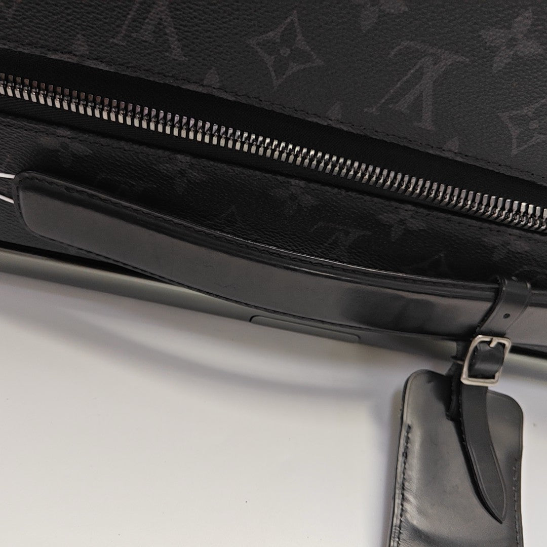 HORIZON 55 Monogram Coated Canvas Gray