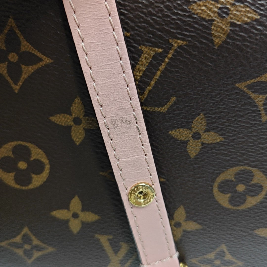 NÉONOÉ MM Monogram Coated Canvas Brown