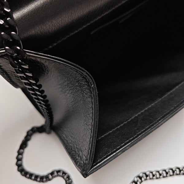 Calfskin Shoulder Bag Black