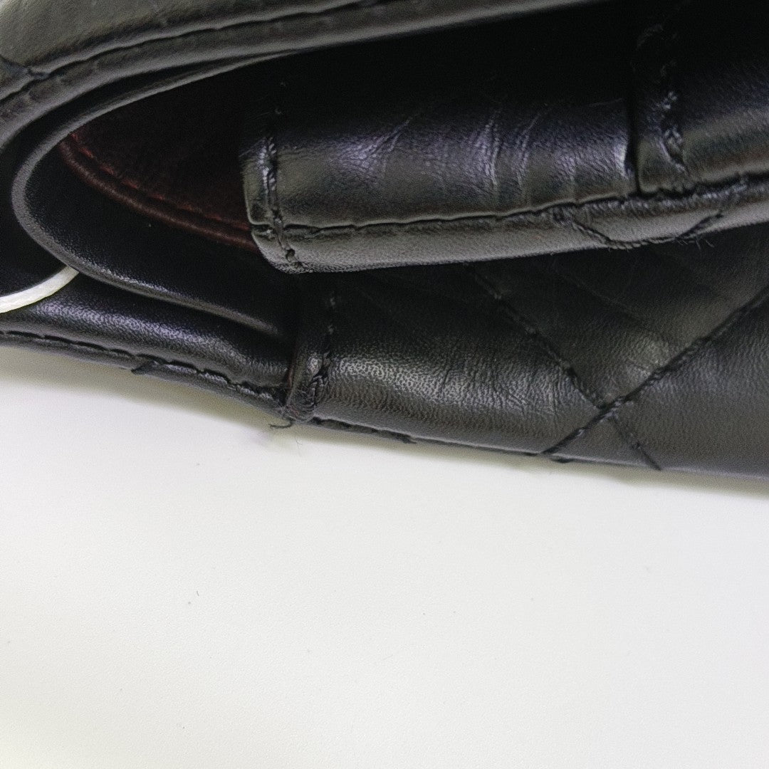 2.55 227 (jumbo) Quilted Calfskin Black