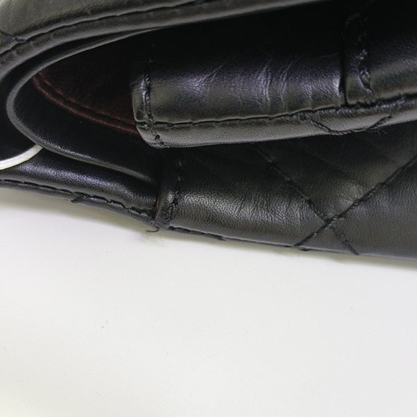 2.55 227 (jumbo) Quilted Calfskin Black