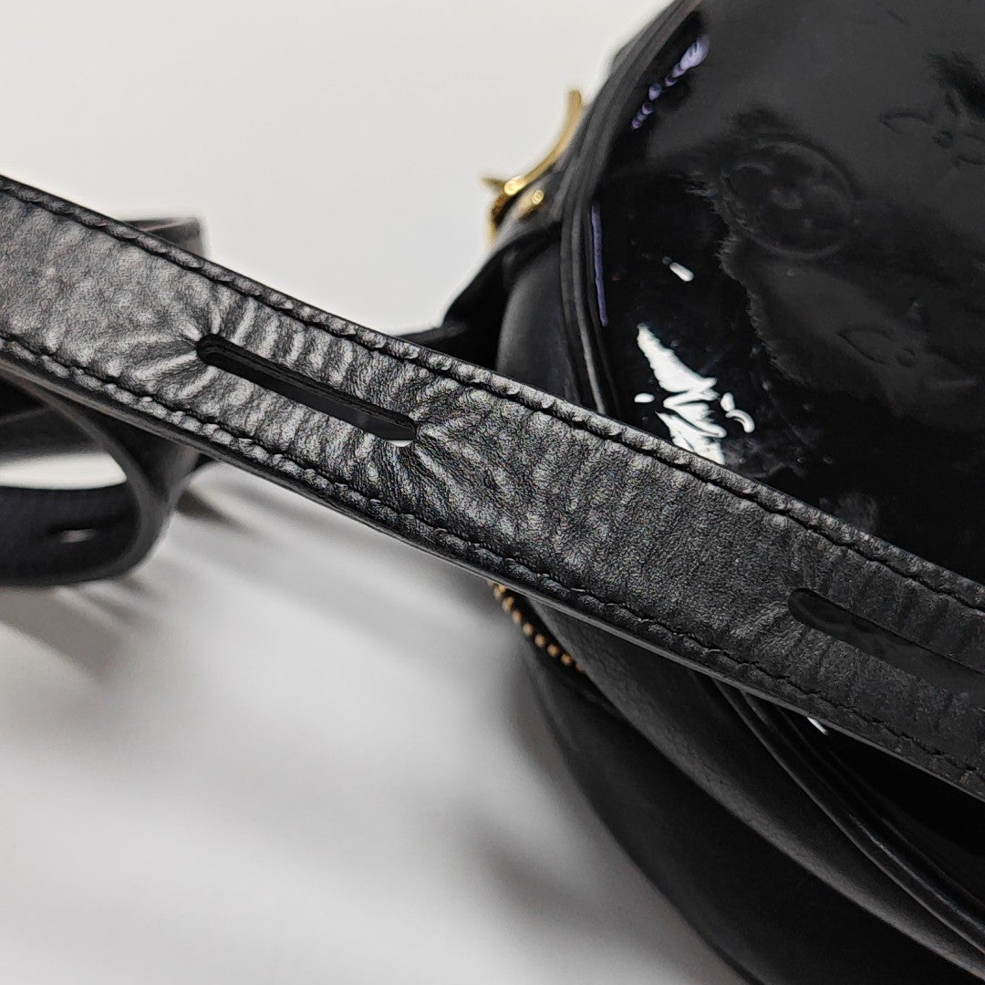BOITE CHAPEAU MM Patent Leather Black