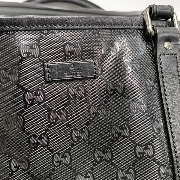 Monogram Coated Canvas Black