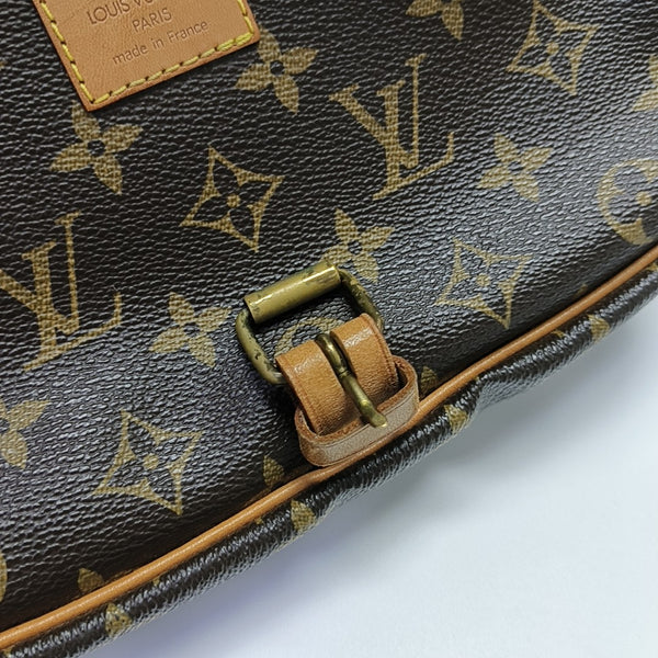 SAUMUR 30 Monogram Coated Canvas Brown